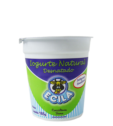 IOGURTE ECILA DESNATADO NATURAL 185G