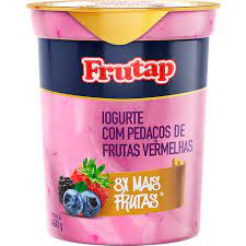 IOGURTE FRUTAP PEDACOS FRUTAS VERMELHAS COPO 450G