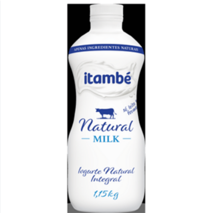 IOGURTE ITAMBE NATURAL MILK INTEGRAL 1,15KG