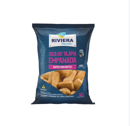 ISCAS DE TILAPIA RIVIERA PESCADOS EMPANADA 400G