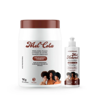 KIT MEL COLA TRIHAIR 1KG + ACIDIFICANTE 180ML