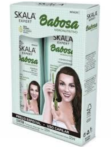 KIT SHAMPOO 325ML+ CONDICIONADOR SKALA EXPERT BABOSA 200ML