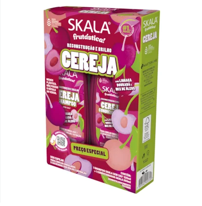 KIT SKALA SHAMPOO + CONDICIONADOR FRUTASTICA CEREJA