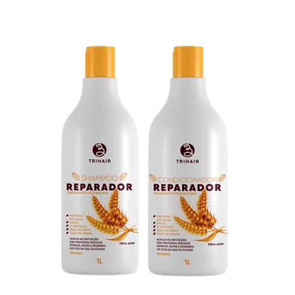 KIT TRIHAIR SHAMPOO + CONDICIONADOR REPARADOR 1L