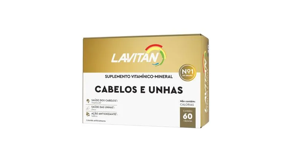 LAVITAN CABELOS E UNHAS CIMED 60 COMPRIMIDOS