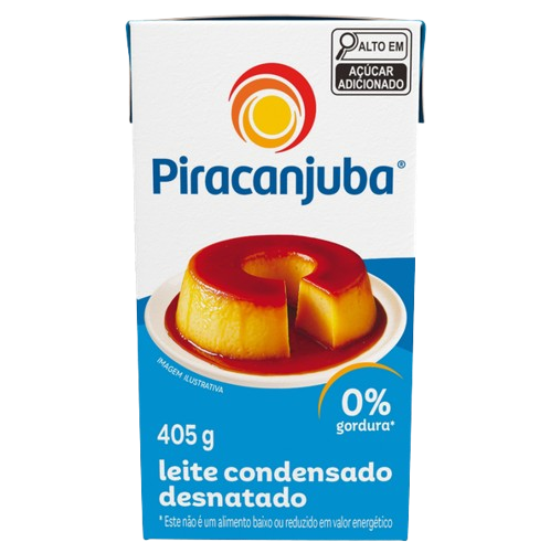LEITE CONDENSADO PIRACANJUBA DESNATADO 0% GORDURA TP 405G