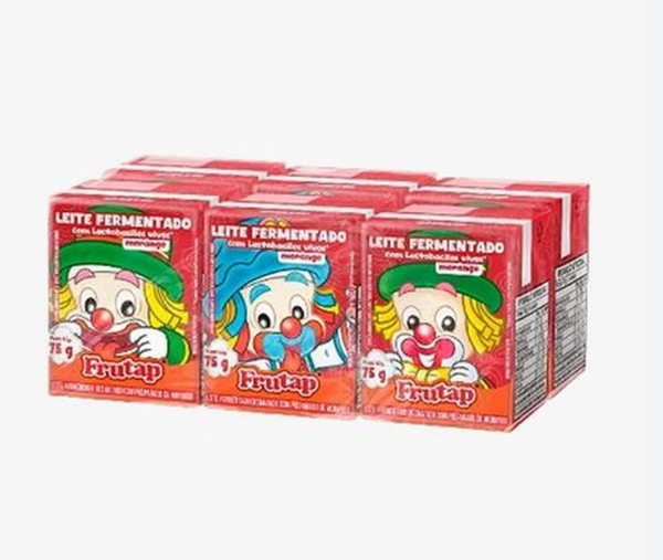 LEITE FERM. FRUTAP C/6 450G