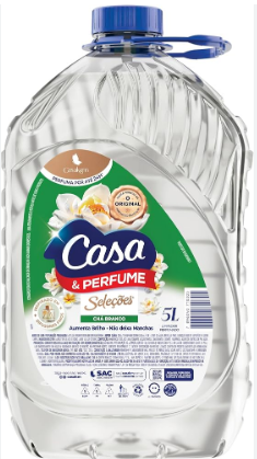 LIMPADOR CASA & PERFUME SELECOES CHA BRANCO 5LT