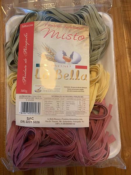 MACARRAO ARTESANAL LA BELLA FETTUCCINE 300G