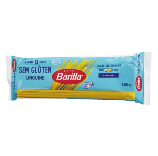MACARRAO BARILLA SEM GLUTEN LINGUNE 500GR