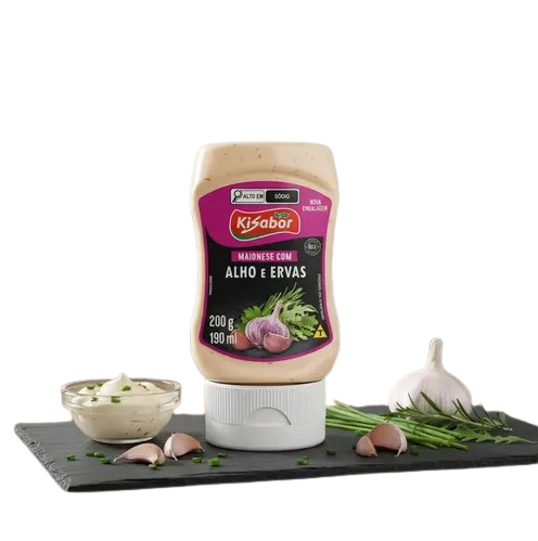 MAIONESE KISABOR ALHO E ERVAS 200G