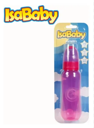 MAMADEIRA ISABABY ORTODONTICA  ZOO ROSA 240ML