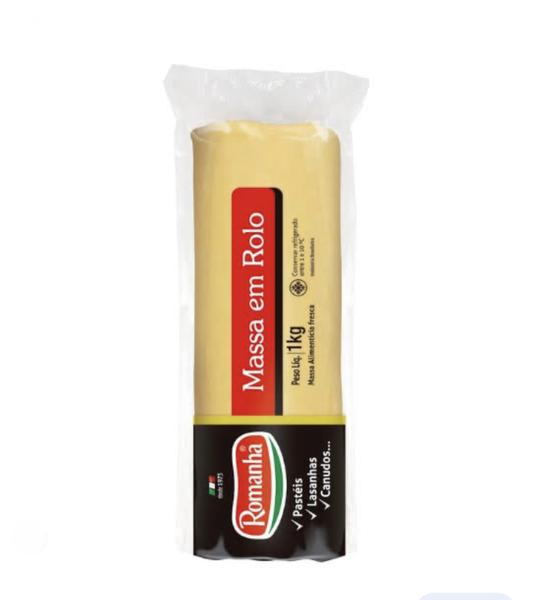MASSA PASTEL ROMANHA ROLO 1KG