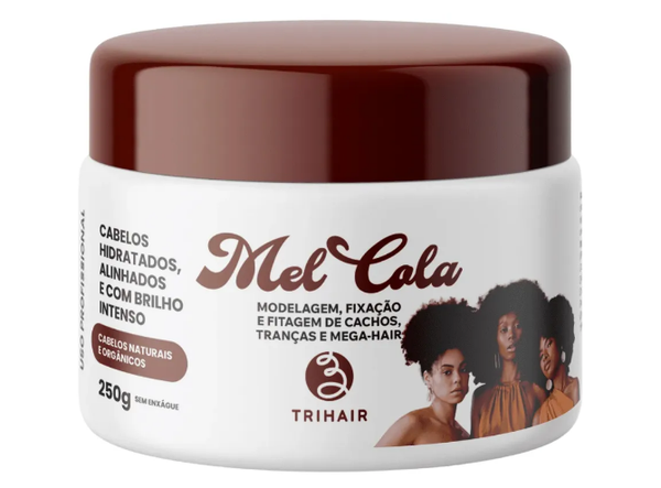 MEL COLA TRIHAIR CABELOS NATURAIS E ORGANICOS 250G