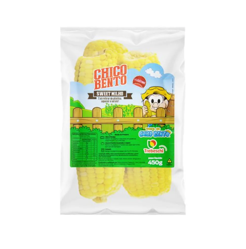 MILHO VERDE CHICO BENTO COZIDO SWEET A VACUO 450G