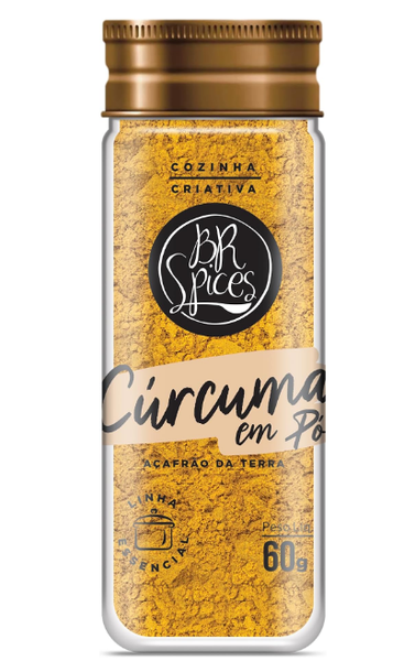 MIX DE SEMENTES SALADA CRUNCH BR SPICES CURCUMA E GENGIBRE 60G