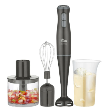 MIXER KIAN 3X1 COM COPO PRETO 2 VELOCIDADES 350W 127V