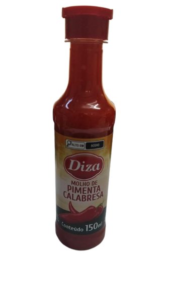 MOLHO DE PIMENTA CALABRESA DIZA 150ML