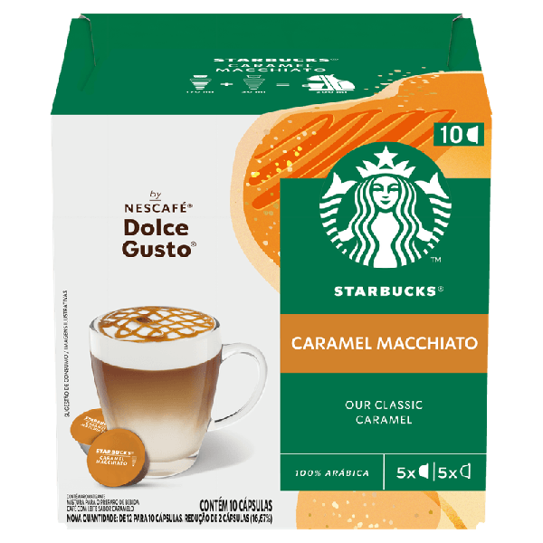 NESCAFE DOLCE GUSTO 10 CAPSULAS CARAMEL MACCHIATO 106,5G