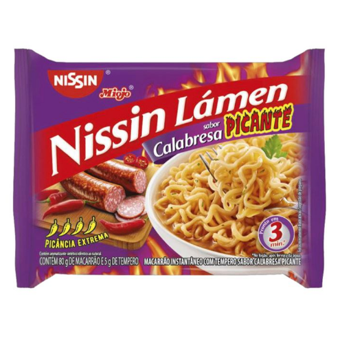 NISSIN LAMEN CALABRESA PICANTE 85G