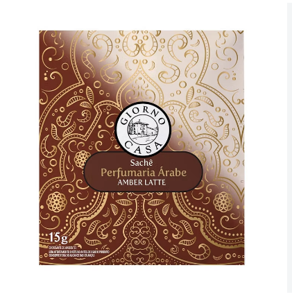 ODORIZANTE DE AMBIENTES GIORNO CASA AMBER LATTE SACHE 15G