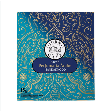 ODORIZANTE DE AMBIENTES GIORNO CASA SANDALWOOD SACHE 15G