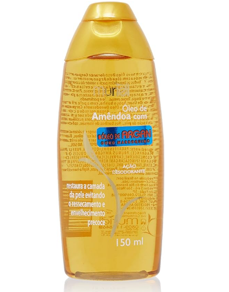OLEO CORPORAL MURIEL OLEOS NATURAIS ARABES ARGAN E MIRRA 150ML
