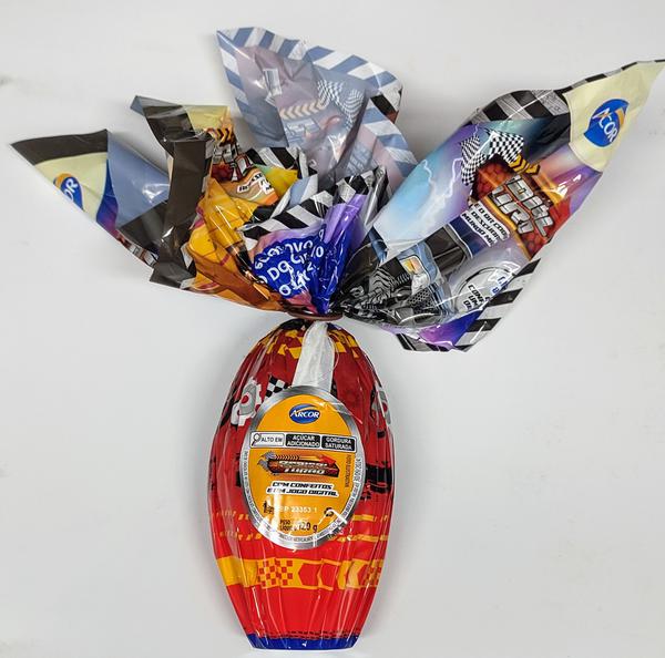 OVO DE PASCOA ARCOR CHOCOLATE CARROS 120G