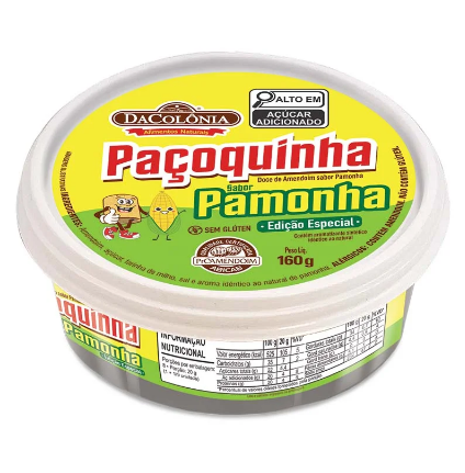 PACOCA DACOLONIA ROLHA PAMONHA POTE 160G