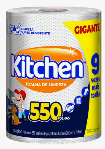PAPEL TOALHA KITCHEN GIGANTE 550 FOLHAS