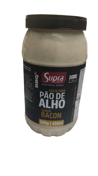 PASTA PARA PAO DE ALHO SUPRA SABOR BACON 500G