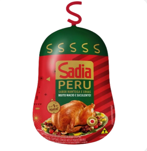 PERU CONGELADO SADIA MANTEIGA E ERVAS KG