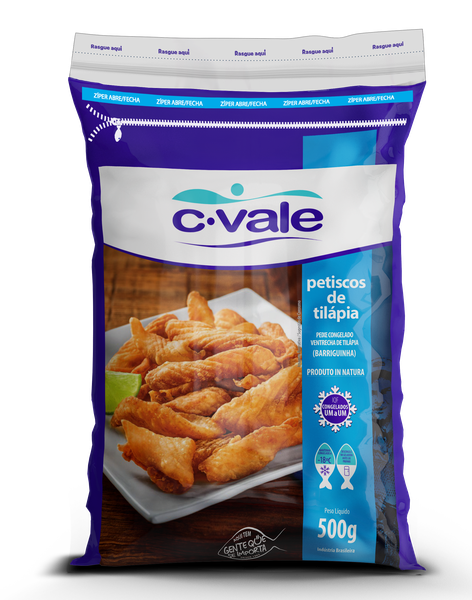 PETISCOS DE TILAPIA C.VALE 500G