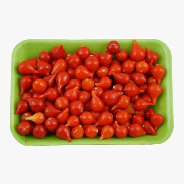 PIMENTA BIQUINHO VERMELHO/AMARELA MORRO AGUDO BANDEJA 100G