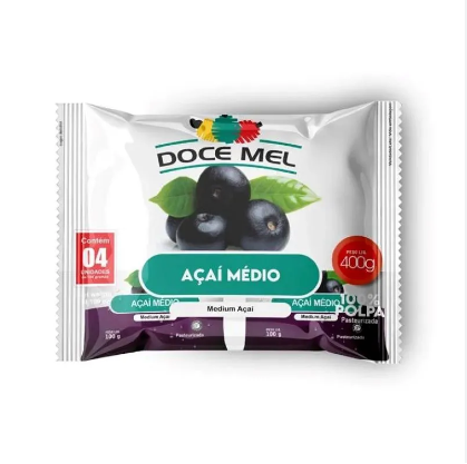 POLPA FRUTA DOCE MEL ACAI 400G
