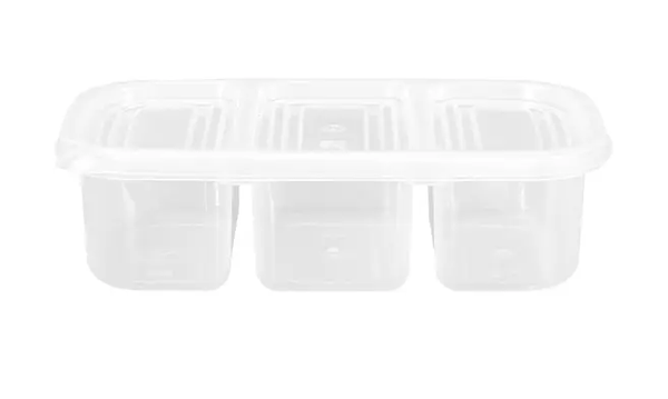 POTE HERMETICO NITRON COM 3 DIVISOES 1,1LTS