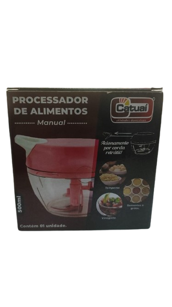 PROCESSADOR E TRITURADOR MANUAL CATUAI 500ML