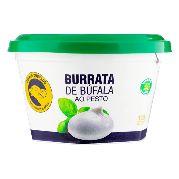 QUEIJO BURRATA BUFALA DOURADO COM PESTO 120GR
