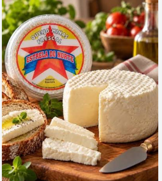QUEIJO MINAS FRESCAL ESTRELA DO NORTE POTE KG