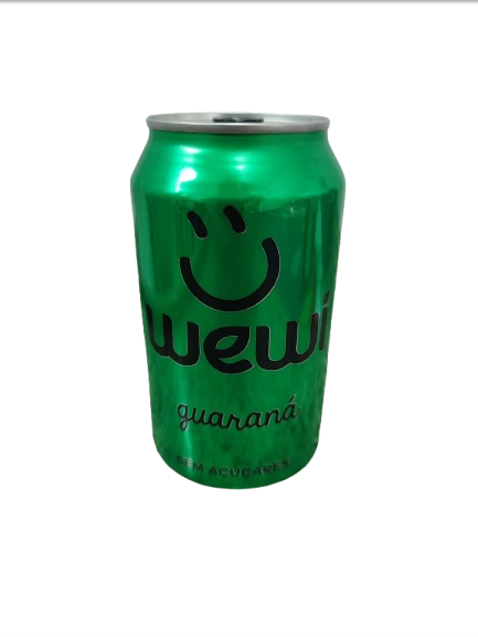 REFRIGERANTE WEWI NATURAL GUARANA ZERO LATA 350ML