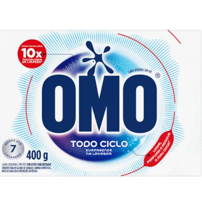 SABAO EM PO OMO TODO CICLO 400G