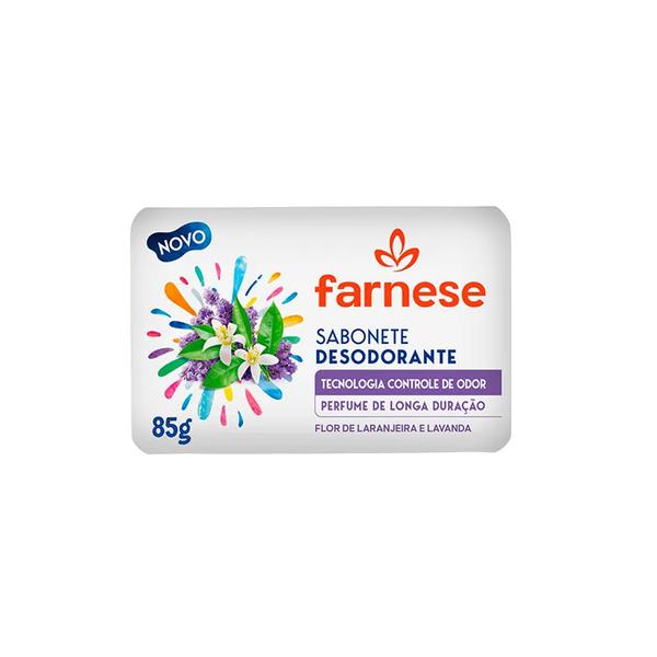 SABONETE FARNESE FLOR DE LARANJEIRA E LAVANDA 85GR