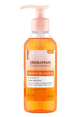 SABONETE GEL FACIAL HIDRAMAIS ANTIACNE ACIDO SALICILICO 250ML