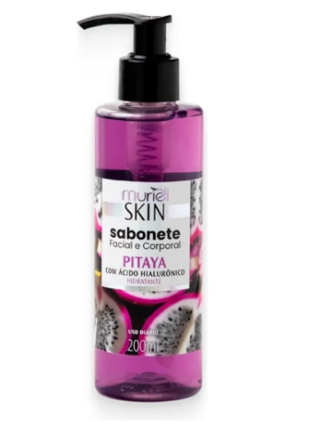 SABONETE LIQUIDO FACIAL E CORPORAL MURIEL SKIN PITAYA 200ML