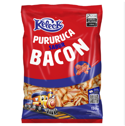SALGADINHO PURURUCA KREC KREC BACON 120G