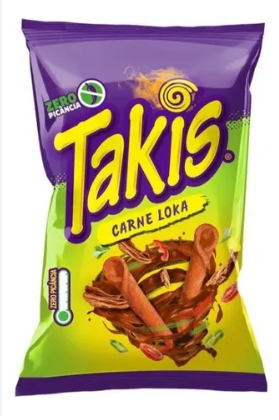 SALGADINHO TAKIS CARNE LOKA ZERO PICANCIA 49G