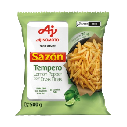 SAZON LEMON PEPPER COM ERVAS FINAS 500G
