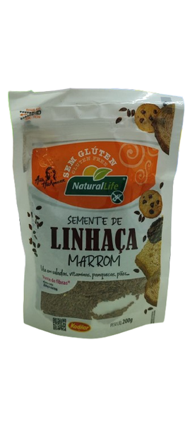 SEMENTE LINHACA MARROM NATURAL LIFE 200G