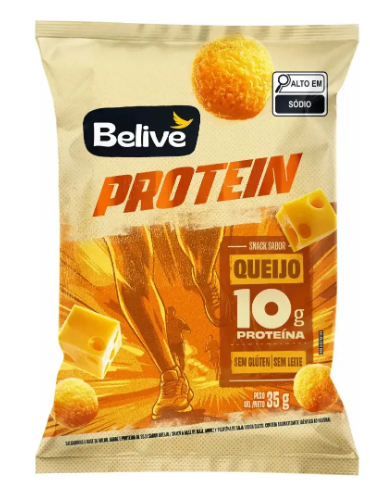 SNACK BELIVE PROTEIN QUEIJO SEM GLUTEN 35G