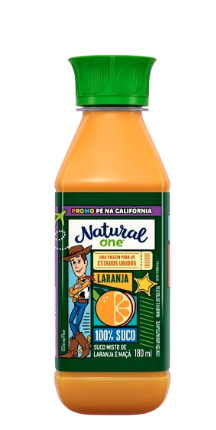 SUCO NATURAL ONE LARANJA E MACA 180ML